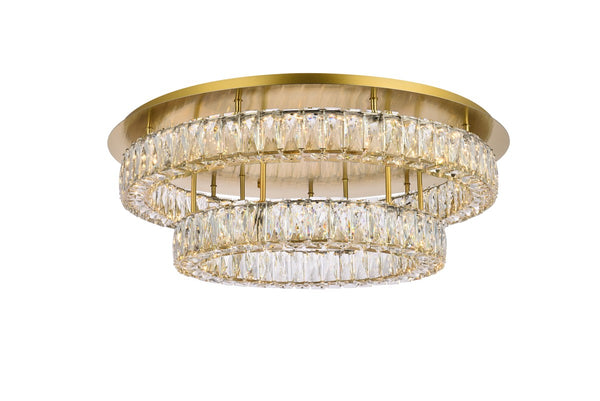 Monroe Flush Mount Ceiling Light by Elegant Lighting