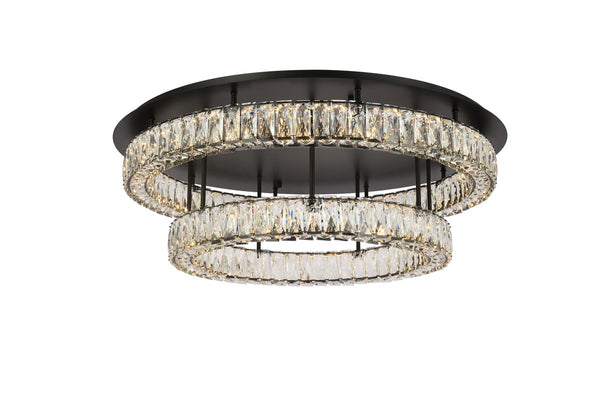 Monroe Flush Mount Ceiling Light by Elegant Lighting