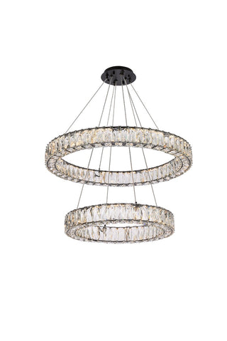 Buy black Monroe Chandelier by Elegant Lighting