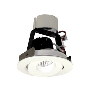 Buy matte-powder-white Rec Iolite Gimbal by Nora Lighting