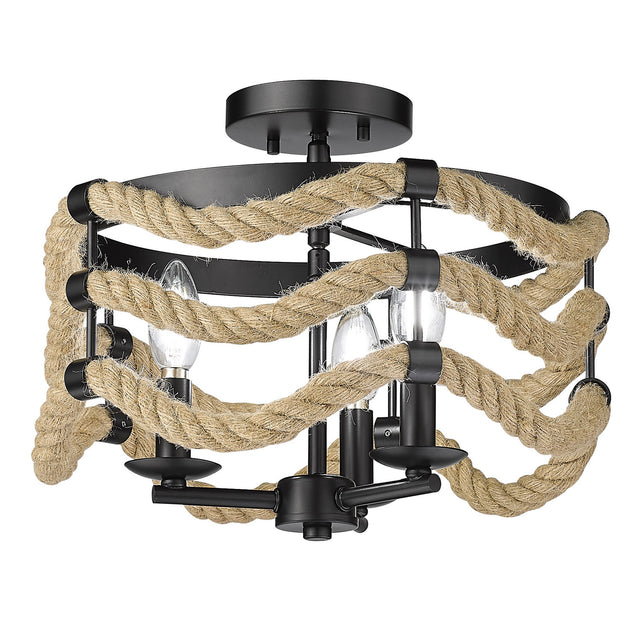 Marissa Semi-Flush Mount Ceiling Light by Golden