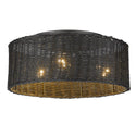 Erma Flush Mount Ceiling Light by Golden