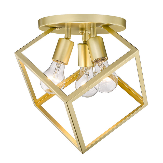 Cassio Semi Flush Mount Light by Golden