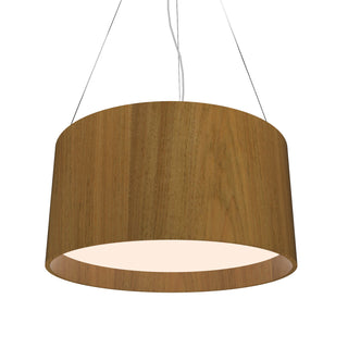 Buy louro-freijo-and-amber-brown-shade Cylindrical Outdoor (Damp) Pendant by Accord Lighting
