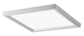 Buy brushed-nickel-and-white-shade Flush Mount Outdoor (Damp) Flush Mount Ceiling Light by Minka-Lavery