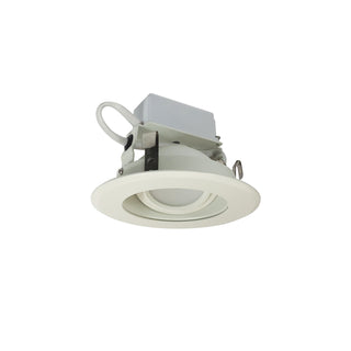 Buy matte-powder-white Rec Cobalt &quot; Adj Ret Outdoor (Damp) 4&quot;Adjustable by Nora Lighting