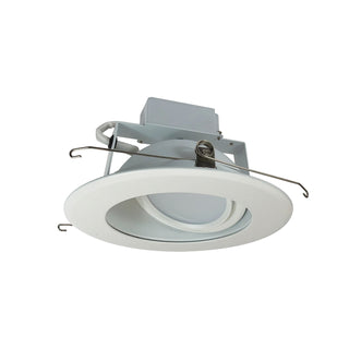 Buy matte-powder-white Rec Cobalt &quot; Adj Ret Outdoor (Damp) 6&quot;Adjustable by Nora Lighting