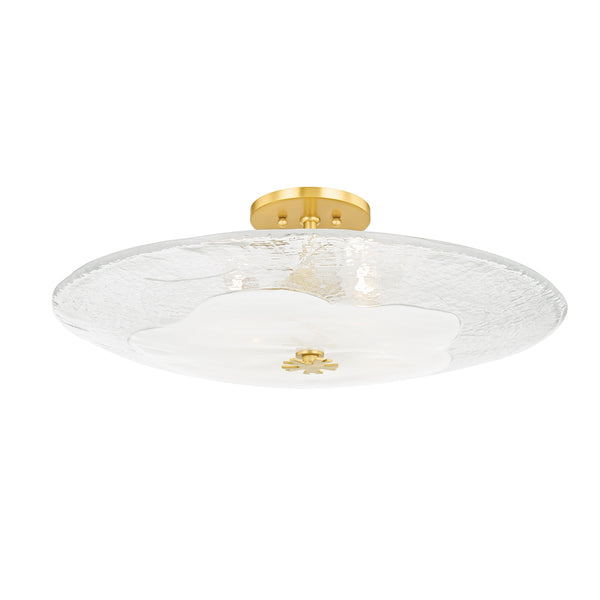 Lago Outdoor (Damp) Flush Mount Ceiling Light by Hudson Valley