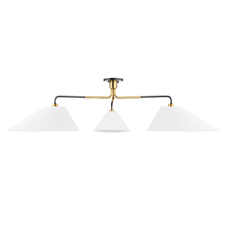 Duo Outdoor (Damp) Semi Flush Mount Light by Hudson Valley