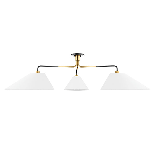 Duo Outdoor (Damp) Semi Flush Mount Light by Hudson Valley