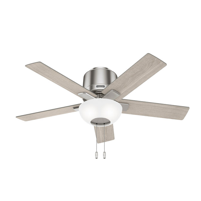 Fitzgerald Hugger Ceiling Fan with Light by Hunter