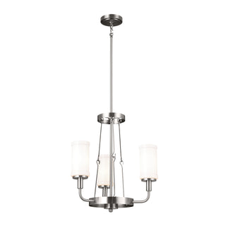 Buy classic-pewter-with-opal-glass-and-opal-shade Vetivene Chandelier by Kichler