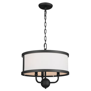 Buy textured-black Heddle Chandelier by Kichler
