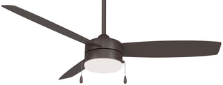 Buy oil-rubbed-bronze-finish-with-oil-rubbed-bronze-blades Airetor III Ceiling Fan with Light by Minka Aire