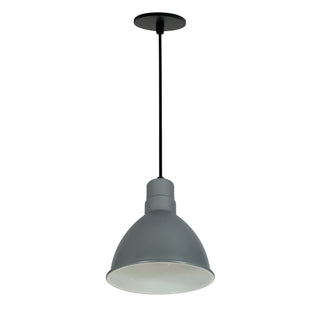 Buy gun-metal-outer-white-inner Rlm Outdoor (Damp) Pendant by Nora Lighting