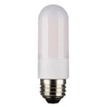 Tubular 8 Watt E26 T10 120V Outdoor (Damp)LED 3000k Light Bulb by Satco