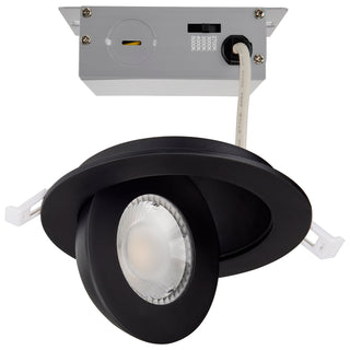 Buy black Satco Surface Mount/Canless Outdoor (Damp) LED Downlight