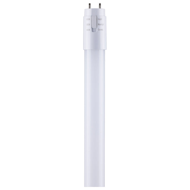 Tubular 12 Watt G13 T8 120.00V LED 4000k Light Bulb by Satco
