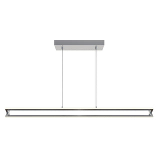 Buy satin-nickel Cass Outdoor (Damp) Linear Pendant by AFX Lighting