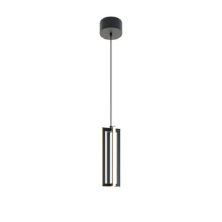 Buy black-and-white-shade Cass Outdoor (Damp) Pendant by AFX Lighting
