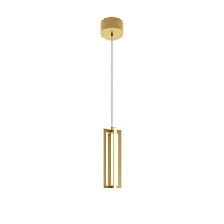 Buy gold-and-white-shade Cass Outdoor (Damp) Pendant by AFX Lighting