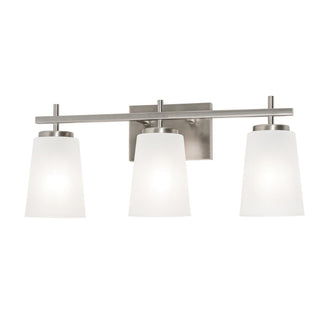 Buy satin-nickel-with-white-glass-glass-and-white-shade Joanna Vanity by AFX Lighting
