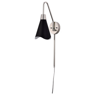 Buy matte-black-polished-nickel Tango Outdoor (Damp) Sconce by Nuvo Lighting