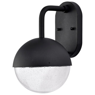 Buy matte-black-with-clear-seeded-glass-and-clear-seedy-shade Atmosphere Outdoor (Wet) Wall Lantern by Nuvo Lighting
