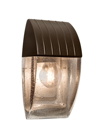Buy bronze-with-bronze-clear-bubble-glass-and-clear-seedy-shade Costaluz Aqua Outdoor (Wet) Sconce by Besa