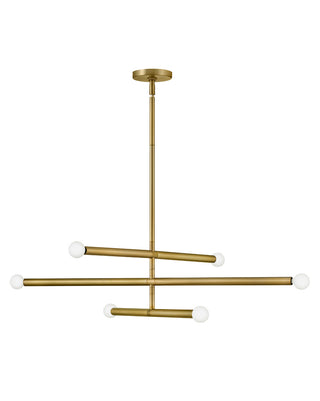 Buy lacquered-brass Millie Chandelier by Lark