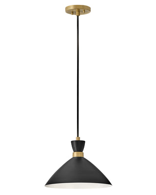 Buy black-and-black-shade Simon Pendant by Lark