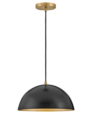 Buy black-and-black-shade Lou Pendant by Lark