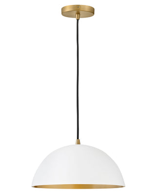 Buy matte-white-and-white-shade Lou Pendant by Lark