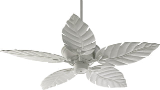 Buy studio-white-finish-with-studio-white-blades Monaco Outdoor (Wet) Ceiling Fan by Quorum