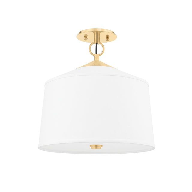 White Plains Outdoor (Damp) Flush Mount Ceiling Light by Hudson Valley
