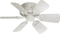 Medallion Patio Outdoor (Damp) Hugger Ceiling Fan by Quorum