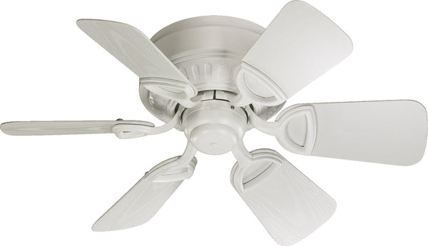 Medallion Outdoor (Damp) Hugger Ceiling Fan by Quorum