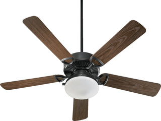 Buy old-world-finish-with-walnut-blades Estate Patio Outdoor (Wet) Ceiling Fan with Light by Quorum