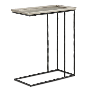 Buy nickel-black Boyles Collection Table by Currey and Company