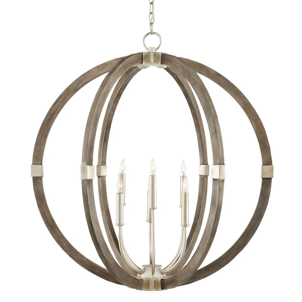 Bastian Collection Chandelier by Currey and Company