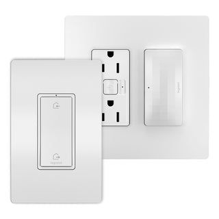 Buy white radiant Outlet Kit With H/A Switch by Legrand