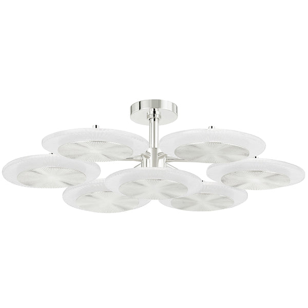 Topaz Outdoor (Damp) Semi Flush Mount Ceiling Light by Corbett Lighting