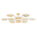Topaz Outdoor (Damp) Semi Flush Mount Ceiling Light by Corbett Lighting
