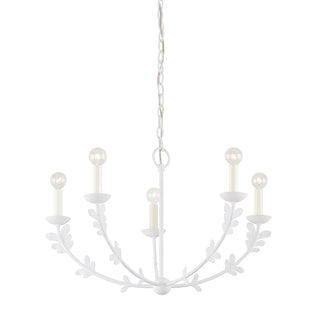 Buy gesso-white Florian Outdoor (Damp) Chandelier by Troy Lighting