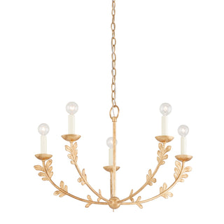 Buy vintage-gold-leaf Florian Outdoor (Damp) Chandelier by Troy Lighting