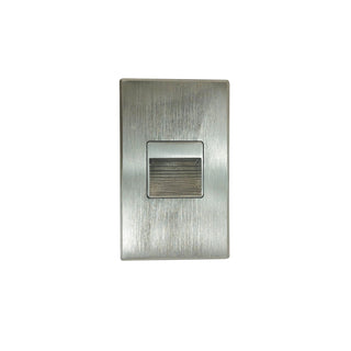 Buy brushed-nickel Ari Outdoor (Wet) Step and Wall Light by Nora Lighting