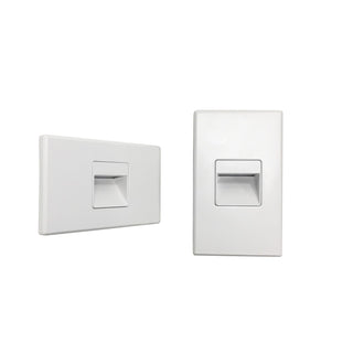 Buy white Ari Outdoor (Wet) Step and Wall Light by Nora Lighting