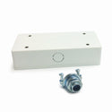 Sl ur Undercabinet J-Box W/ 2 Female Connectors by Nora Lighting