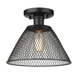 Carver Semi-Flush Mount Ceiling Light by Golden