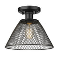 Carver Semi Flush Mount Light by Golden